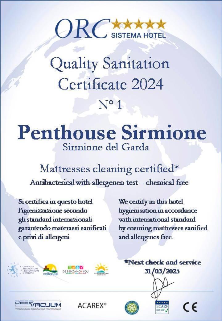 Penthouse Sirmione Close The Lake Buitenkant foto